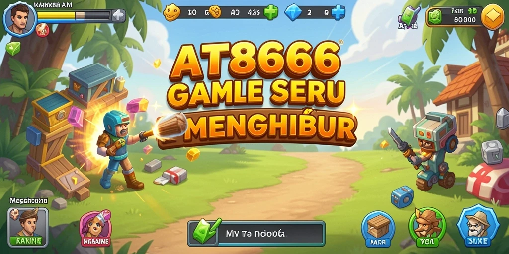 Tangkapan layar gameplay AT866 yang menampilkan aksi Idle yang menghibur.