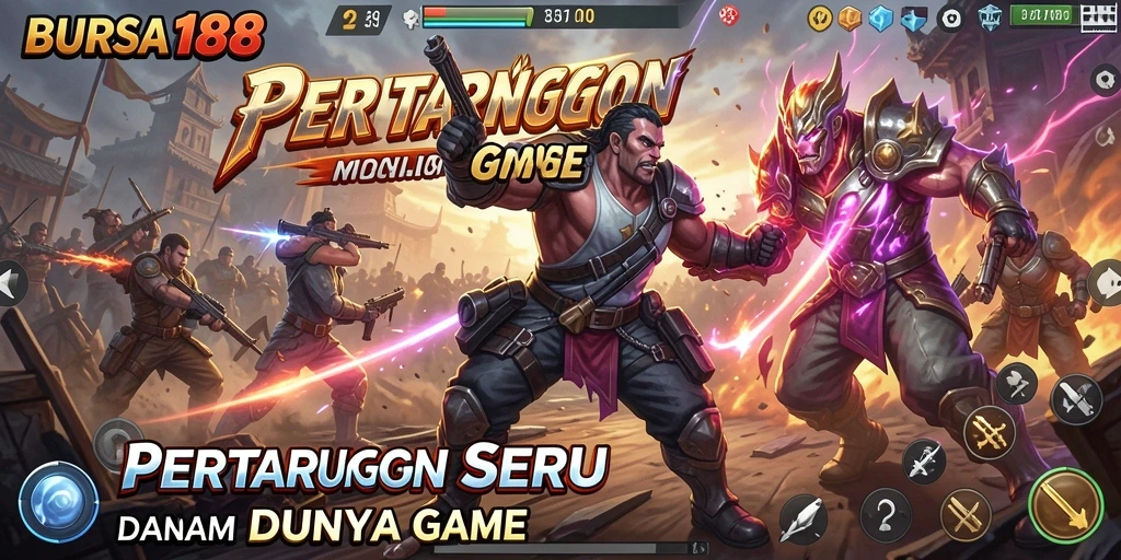 Gameplay BURSA188 yang menegangkan dengan pertarungan karakter unik.