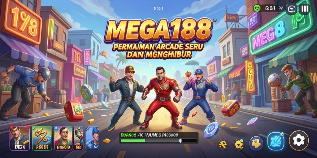 Tampilan gameplay MEGA188 yang menarik dan seru.