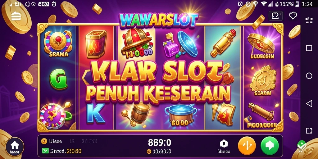 Tangkapan layar gameplay WAWARSLOT yang menampilkan grafik slot yang menarik.